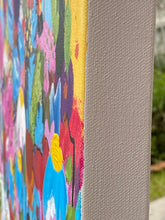 Load image into Gallery viewer, Floating flowers (not framed) 152cm(W)x61cm(H)x3.5cm(D)