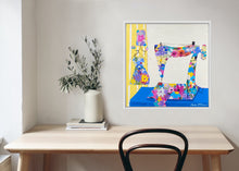 Load image into Gallery viewer, The old singer sewing machine 64cmx64cmx5cm(D)