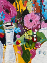 Load image into Gallery viewer, Floating flowers (not framed) 152cm(W)x61cm(H)x3.5cm(D)