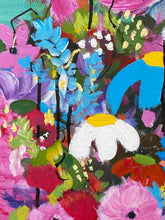Load image into Gallery viewer, Floating flowers (not framed) 152cm(W)x61cm(H)x3.5cm(D)