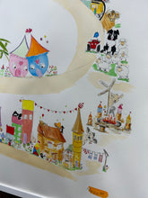 Load image into Gallery viewer, Commission - The Little Blue House Collection 120cmx100cm