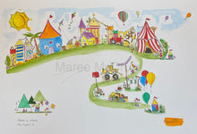 Load image into Gallery viewer, Commission The Little Blue House Size:A3