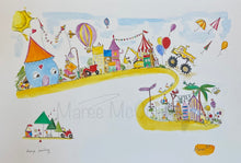 Load image into Gallery viewer, Commission The Little Blue House Size:A3