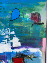 Load image into Gallery viewer, Little red trolley 105cm(w)x79cm(h)