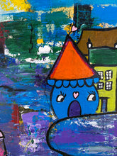 Load image into Gallery viewer, Little red trolley 105cm(w)x79cm(h)