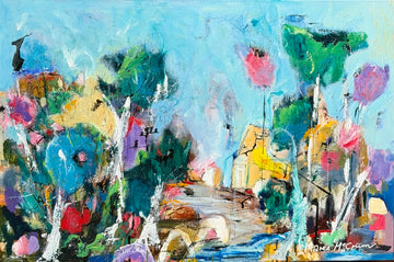 The House on the Hill 71cmx51cm