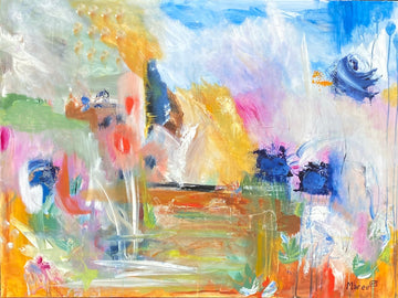 Arid blooms 101cm(W)x76cm(H) Not framed