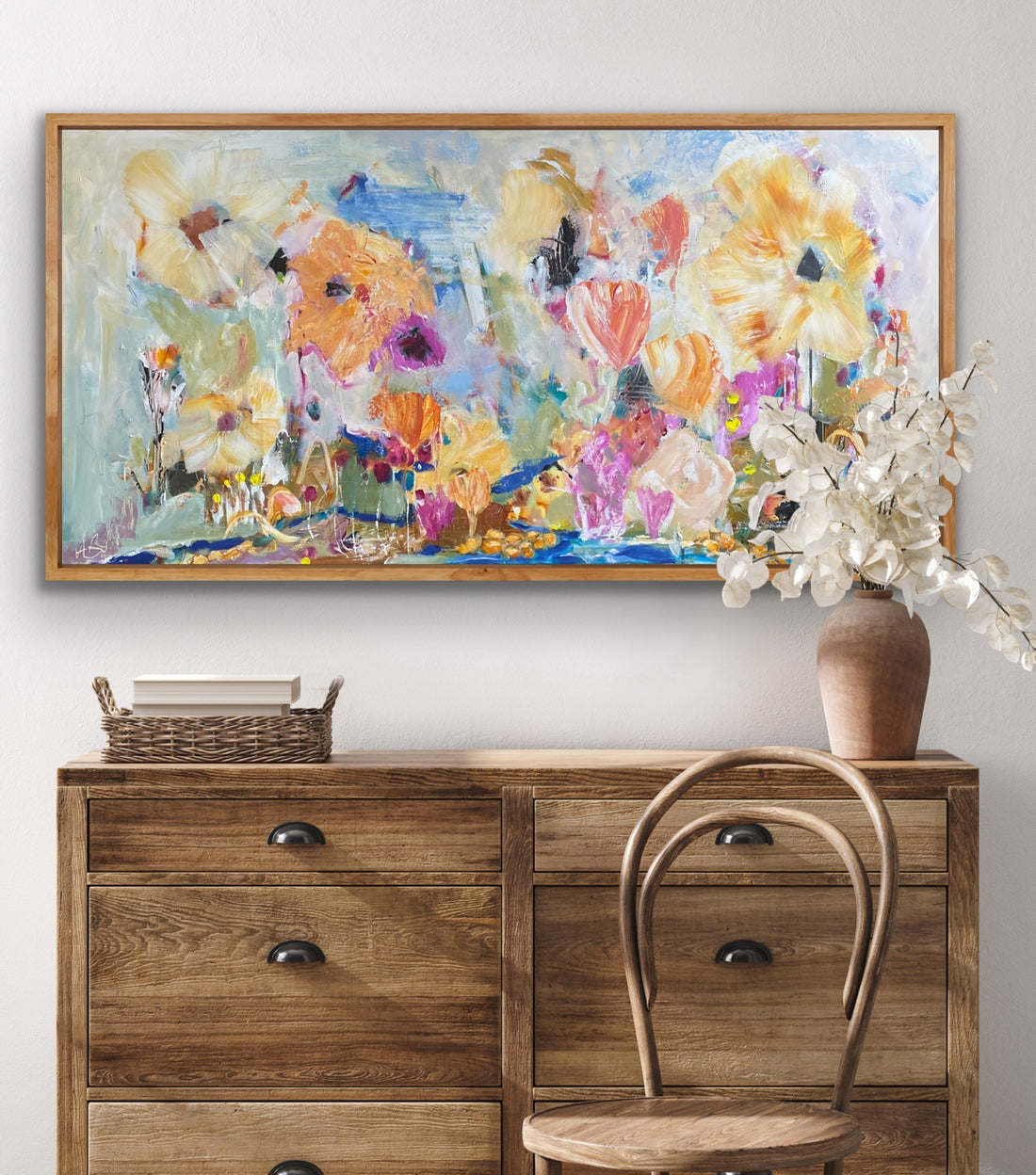 One in the crowd 120cm(W)x60cm(H)