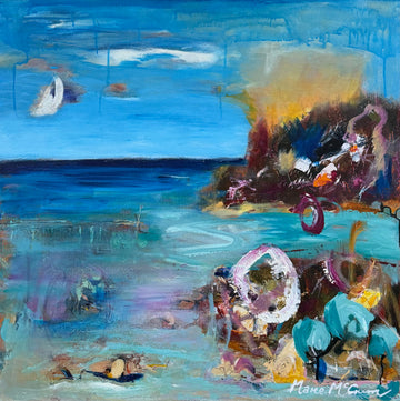 South coast magic 61cm x 61cm not framed