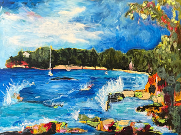Anchored from the storm 112cm(w)x92cm(h)