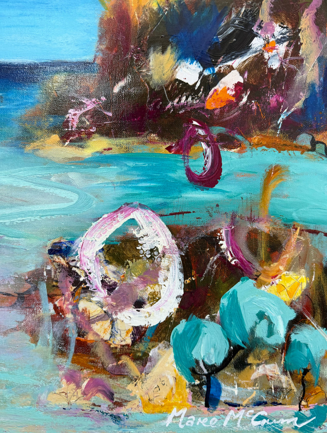 South coast magic 61cm x 61cm not framed