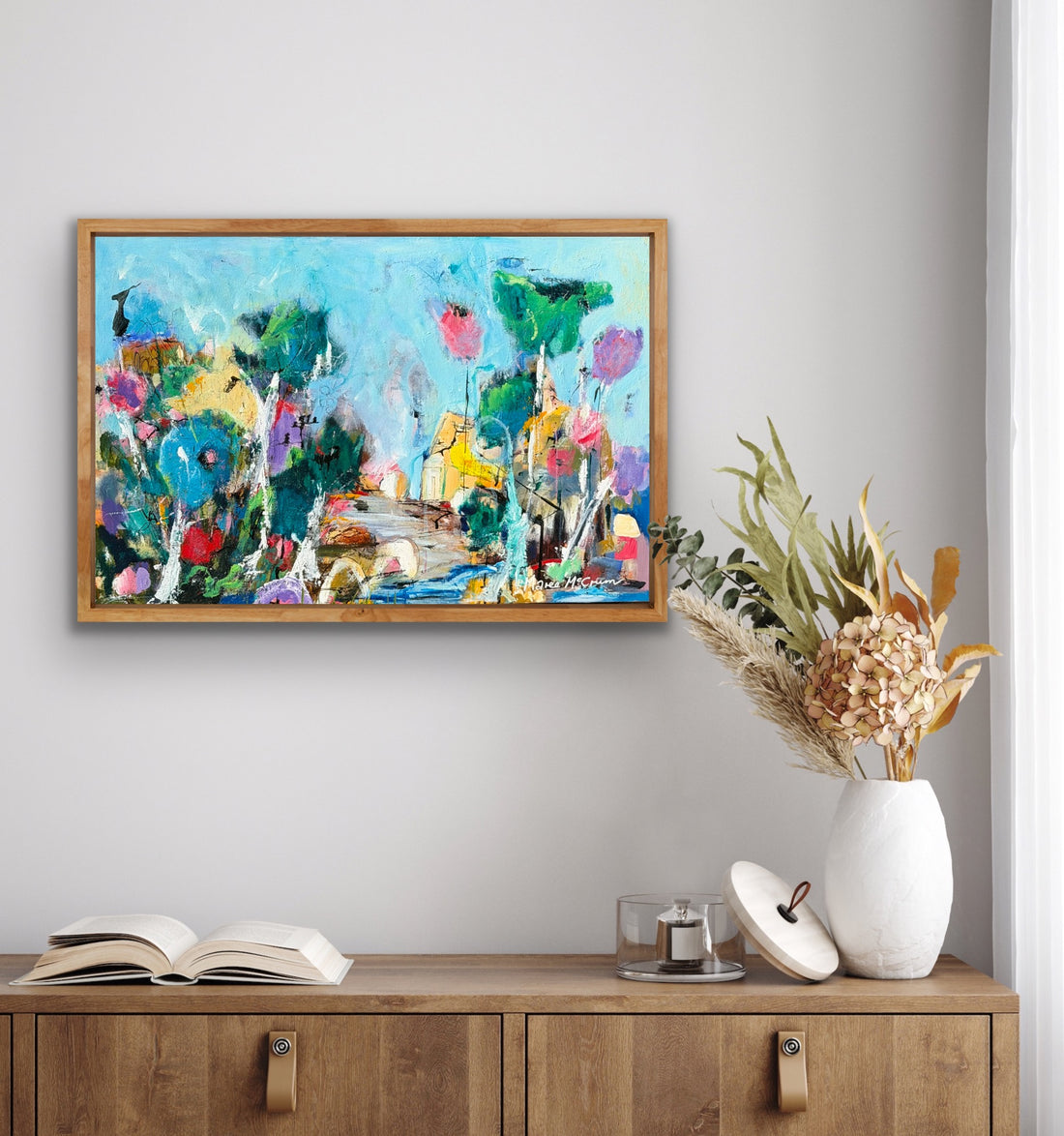 The House on the Hill 71cmx51cm