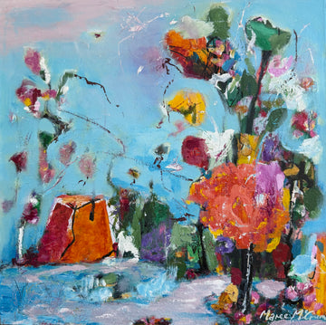 The passing of time 45cmx45cm