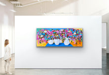 Load image into Gallery viewer, Floating flowers 152cm(W)x61cm(H)x3.5cm(D)
