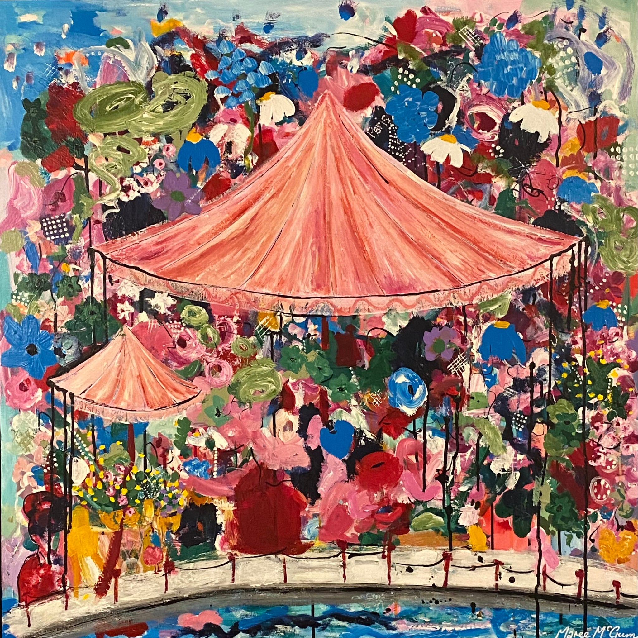 Seine Parade 95cmx95cm