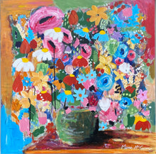 Load image into Gallery viewer, Flowers on the table 80cmx80cmx5cm(D)
