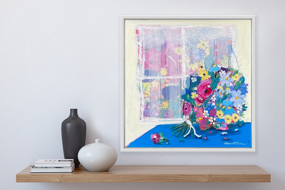 Flowers at the ready (The wedding) 64cmx64cmx5cm(D)