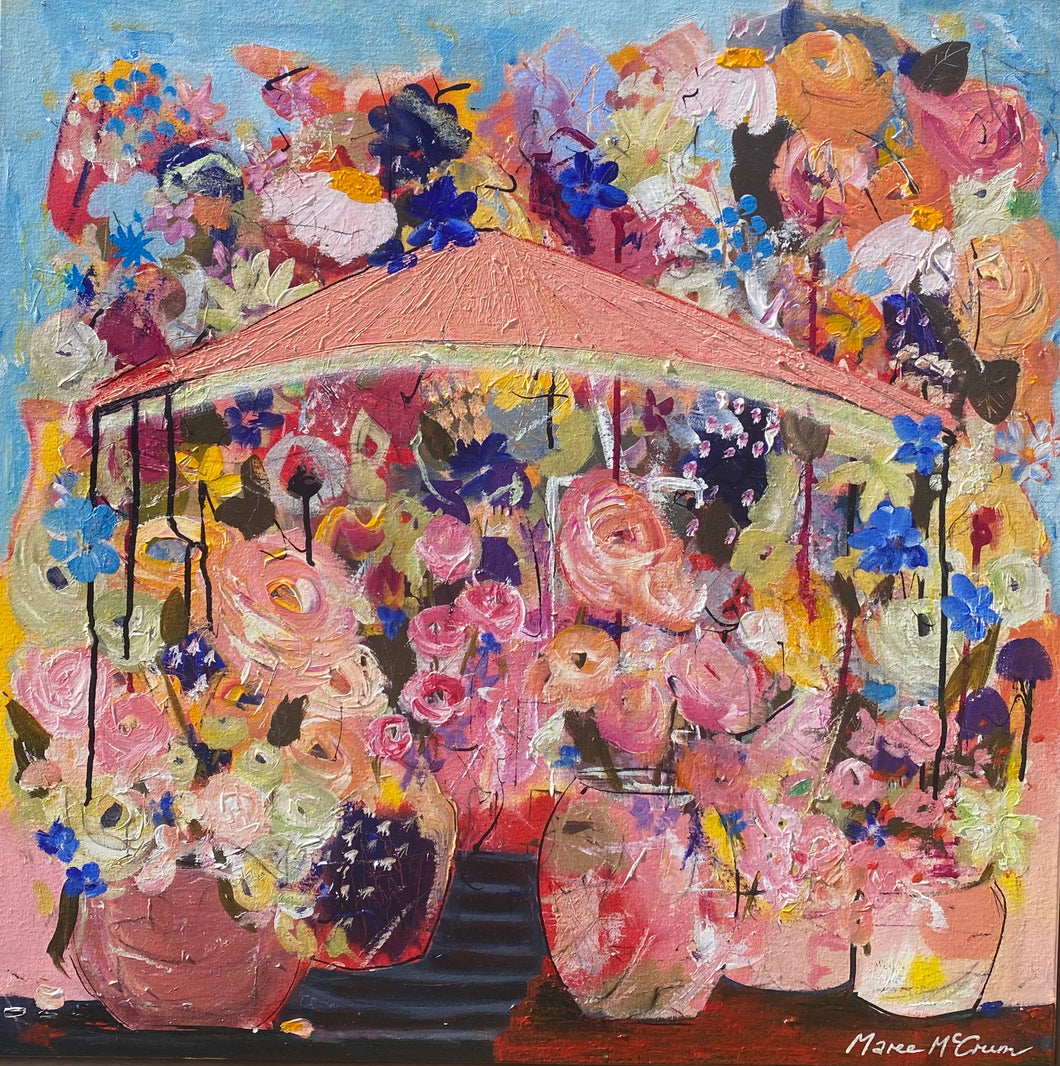 Le Parisian Fleuriste 76cm x76cm