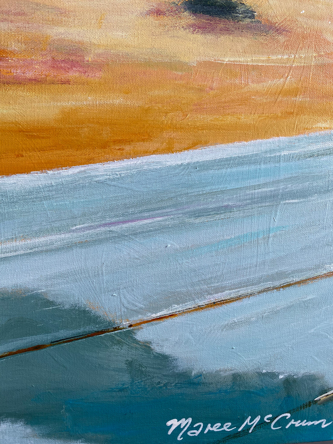 Peaceful solitude 61cmx61cm not framed