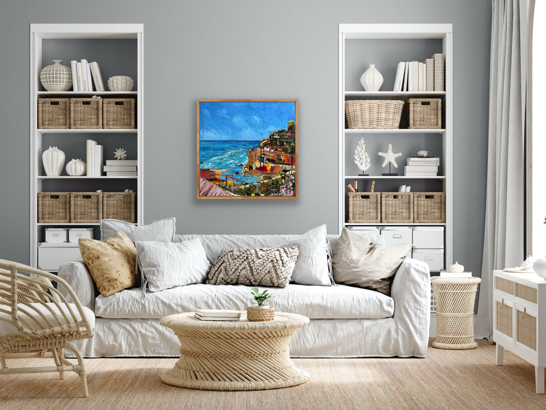 Whale watching 75cmx75cm