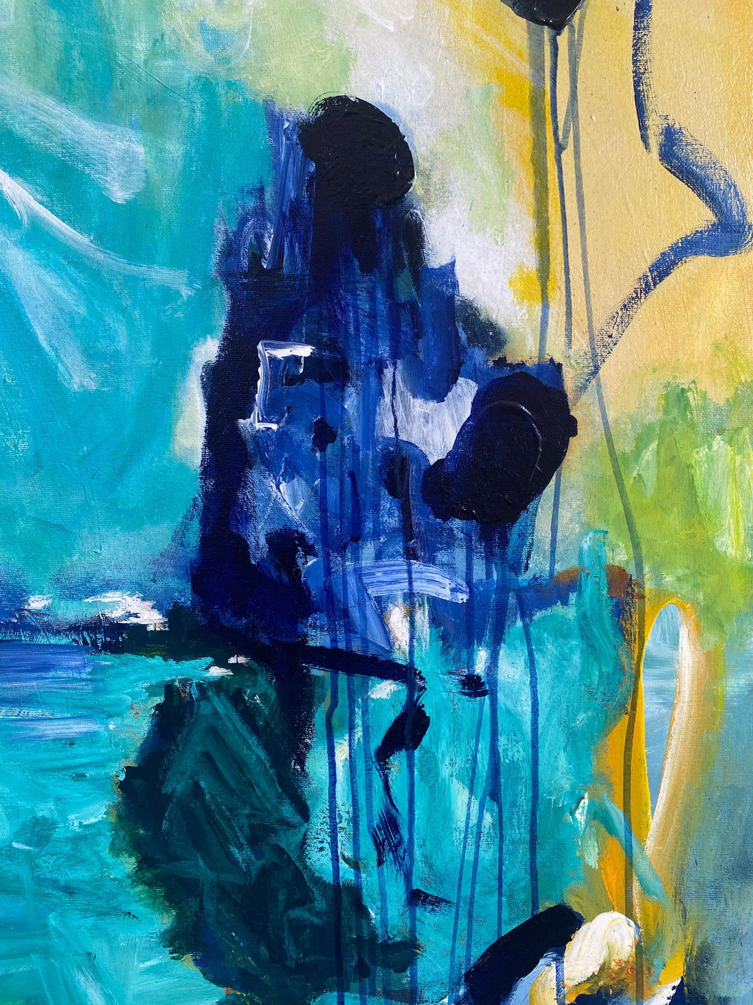 Trekking (The Peaks) 101cm x 101cm Not framed