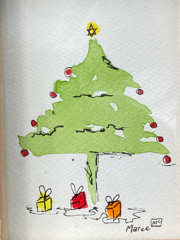 Christmas tree (timber look frame)