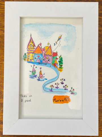 Peas in a pod Framed