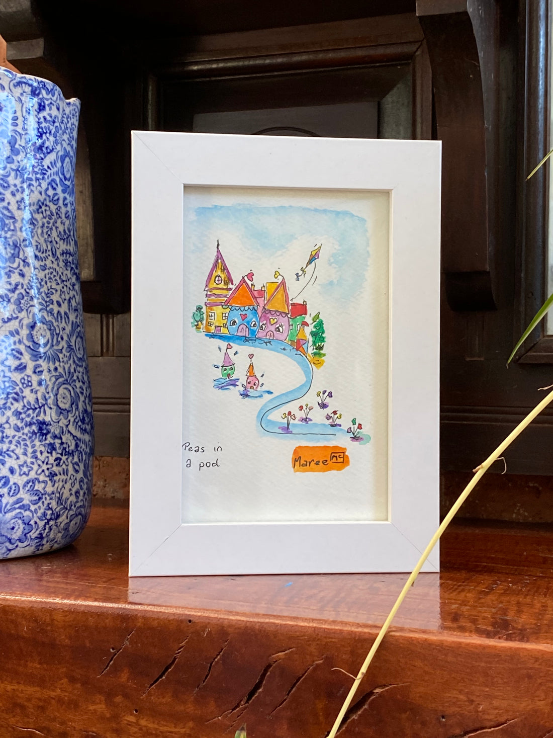 Peas in a pod Framed