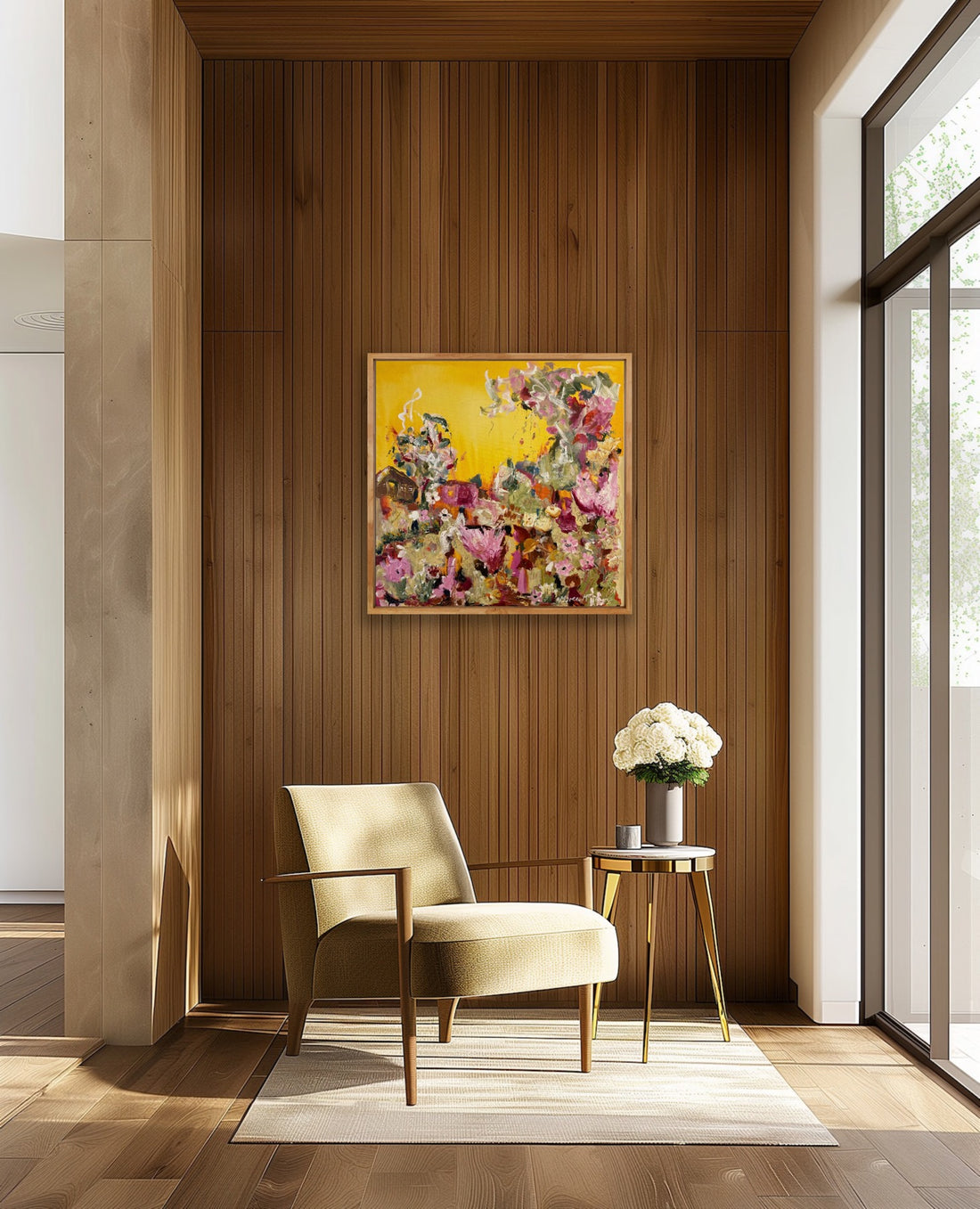 A moment in the sun 71cmx71cm