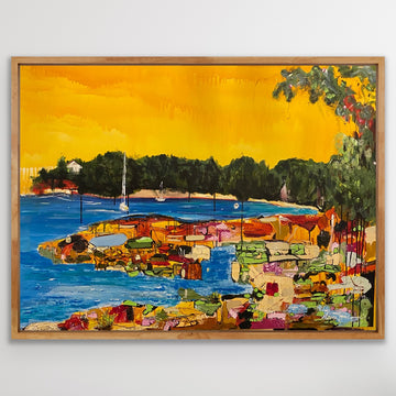 Safe harbour dreams 112cmx92cm