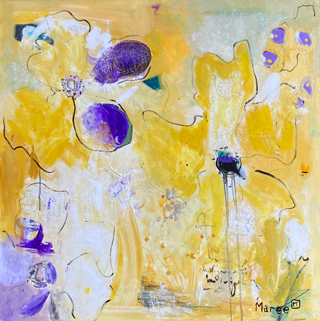 Mellow yellow 76cm(W)x76cm(H)