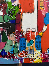 Load image into Gallery viewer, The quick orange fox 90cm(W)x60cm(H)
